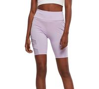 Urban Classics Short de cyclisme femme High Waist Tech Mesh Lilas Taille M