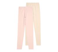 Urban Classics Filles Jersey Leggings 2-Pack Pink/Whitesand 158/164