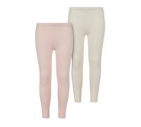 Urban Classics - Leggings en jersey pour filles - Lot de 2 pink/whitesand - 158/164