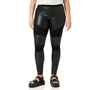 Urban Classics Leggings Ladies Fake Tech Yoga-Hose, Noir (Black 00007), 38 (Taille Fabricant: Small) Femme