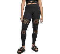 Urban Classics Leggings Femme En Dentelle Crochet Transparent