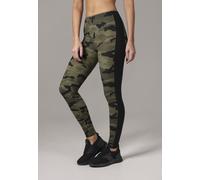 Urban Classics Leggings femme Ladies Camo Stripe Leggings Wood Camouflage/Black M