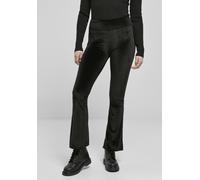 Urban Classics Leggings femme Ladies High Waist Velvet Boot Cut Leggings Black M