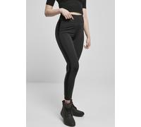 Urban Classics Leggings femme Ladies Highwaist Shiny Stripe Leggings Black/Black XS