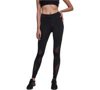 Urban Classics Ladies Triangel Tech Mesh Leggings, Noir (Noir/Noir), XXXXL Femme