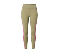 Urban Classics Leggings kaki / rose néon, Taille S
