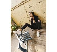 Urban Classics Leggings Tech Mesh Femme Skinny Noir L 80% Polyamide 20% Élasthanne