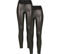 Urban Classics Faux Leather High Waist Leggings 2 Units Noir 5XL Femme