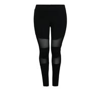 Urban Classics Legging femme Tech Mesh, empiècements en maille transparents sur les jambes Noir M EU
