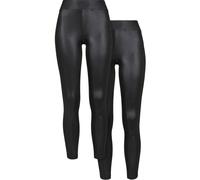 Urban Classics Synthetic Leather Leggings 2 Units Noir XS Femme