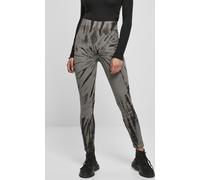Urban Classics Leggings pour femmes Ladies Cotton Tie Dye High Waist Leggings Black/Asphalt XL