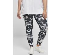 Urban Classics Ladies Tie Dye Leggings, Noir/Blanc, XXXXXL Femme