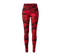 Urban Classics Leggings rouge / rouge carmin / melon / noir, Taille XS