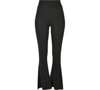 Urban Classics Leggings Taille Haute Évasé & Côtelé Femme Legging Noir M