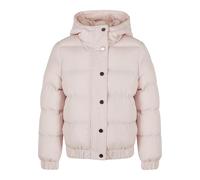 Urban Classics Les Filles Girls Hooded Puffer Jacket, Rose, 146-152 EU