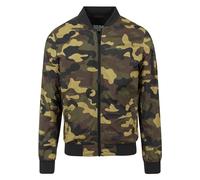 Urban Classics Light Camo Bomber Veste Blouson aviateur, Multicolore (Woodcamo 841), M Homme
