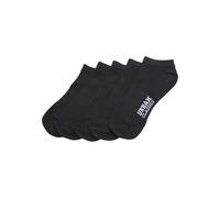 Urban Classics Logo No Show Socks 5-Pack Socquettes, Noir (00007), 39-42 Homme