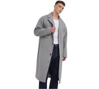 Urban Classics Long Coat Manteau, Gris Loup, L Homme
