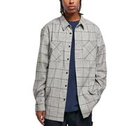 Urban Classics - Long Oversized Checked Greyish Shirt