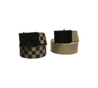 Urban Classics Lot de 2 Ceintures en Toile Solide Ceinture Mixte (lot de 2)