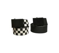Urban Classics Lot de 2 Ceintures en Toile Solide Ceinture Mixte (lot de 2)