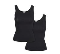 Urban Classics Lot de 2 débardeurs en stretch femme noir XXL