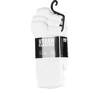 Urban Classics Lot de 3 Chaussettes de Sport, Blanc (Blanc 220), 43-46 Homme