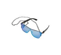 Urban Classics Lunettes de soleil bleu clair / noir, Taille One Size