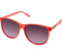 Urban Classics Lunettes de soleil gris foncé / rouge, Taille One Size
