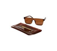 Urban Classics Lunettes de Soleil Honolulu avec étui, Marron, Taille Unique Mixte