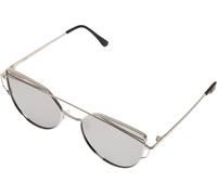 Urban Classics Sunglasses July UC, Lunettes de Soleil Mixte, Argent, Taille Unique