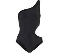 Urban Classics Asymetric Cut Out Swimsuit Noir M Femme