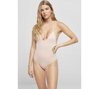 Urban Classics Maillot de bain Ladies Rib Swimsuit Rose M