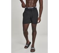 Urban Classics Maillot de bain Two in One Swim Shorts Black/White S