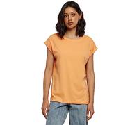 Urban Classics Ladies Extended Shoulder Tee T-Shirt, Papaya, S Femme