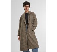 Urban Classics Manteau à carreaux surdimensionné pour dames unionbeige/noir - M
