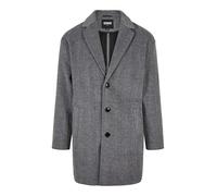 Manteau - Urban Classics - Classic Herringbone - Gris foncé - 100% Polyester - Coupe régulière XL