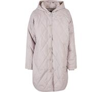 Urban Classics Sweatshirt femme Ladies Oversized Diamond Quilted Hooded Coat Warmgrey S