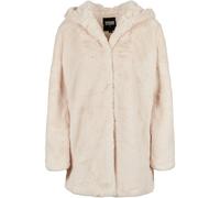 Urban Classics Manteau mi-saison ' Ladies Hooded Teddy Coat ' blanc cassé, Taille 4XL