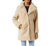 Urban Classics Manteau oversize en sherpa pour femmes, Beige, Taille XS