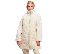 Urban Classics – Manteau oversize matelassé sherpa beige – Taille M femme