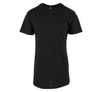 Urban Classics T-shirt long Homme Shaped - Manches courtes, col rond, 100% coton, noir, 3XL EU