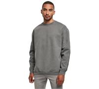 Urban Classics Heavy Terry Garment Dye Crew Maillot de survêtement, Marron, M Homme