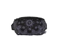Urban Classics Bandana Print Hip Bag Unisexe Pochette de ceinture noir/blanc