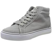 Urban Classics Mixte Baskets Montantes en Toile Hautes, Gris Gris Blanc 00132, 36 EU