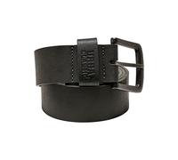 URBAN CLASSICS Ceinture Simili-Cuir avec Boucle Métal pour Homme et Femme, Darkgrey, Taille : XL 130 cm