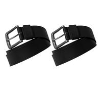 Urban Classics Mixte Leather Imitation Belt Ceinture, Noir, XL EU (Lot de 2)