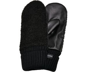 Urban Classics Moufles noir / blanc, Taille S-M