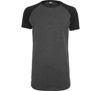 Urban Classics T-shirt Long Raglan formé Cha/Black L Homme