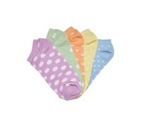 Urban Classics No Show Chaussettes à Pois 5-Pack Femmes Baskets Multicolore